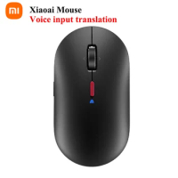 Xiaomi Xiaoai Wireless Bluetooth-compatible Mouse Typc-C Rechargeable Mice Ergonomic 2.4Gh USB Voice input translation Laptop PC