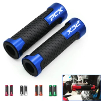 PCX Motorcycle 7/8'' 22mm CNC Handle bar Scooter Handle grips handlebar grip For honda PCX 125 PCX125 PCX150 PCX 150 2018 2019