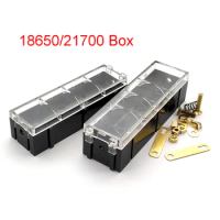 Splicable Battery Slot 21700 Battery Case solder-free Lithium Battery Box Holder Electronic High-current Copper Pillar
