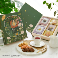 【喜憨兒】茶點禮盒-恬靜花園(B)｜花草茶｜手工餅乾｜茶食