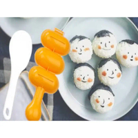 CETAKAN NASI BENTO CETAKAN NASI BOLA BULAT RICE BALL SHAKER CETAKAN SUSHI BEKAL ANAK RICE Alat Plast
