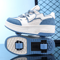 Roller Skate For Kids Boys Girls Wheelies Sneakers With Detachable Wheels Size 31-40