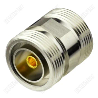 10 Pieces DIN 7/16 L29 Female to DIN Jack Type RF Coaxial Converter Adapter F/F Brass Connector