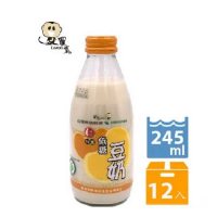 【羅東鎮農會】羅董特濃低糖台灣豆奶 245毫升x12瓶/箱(任選)