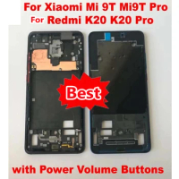 6.39" For Xiaomi Redmi K20 Pro Middle Frame Front Bezel Faceplate Housing Case Mi 9t Mi9T Pro with Power Volume buttons