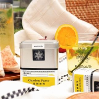 【samova 歐洲時尚茶飲】有機蘋果花茶/水果茶/無咖啡因/Garden Party 花園派對(Tea Tin系列)