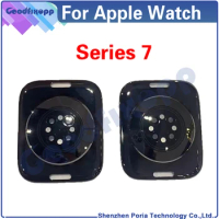 For Apple Watch Series 7 41mm 45MM GPS LTE Series7 S7 Watch Housing Shell Battery Back Cover Rear Case Replacement
