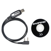 Baofeng USB Programming Cable Driver CD For UV-5RE UV-5R Pofung UV 5R 888S UV-82 UV-B5 UV3R Two Way Radio Walkie Talkie Program