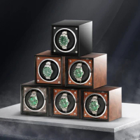 Single Watch Winder for Big and Men's Ladies Watch Collection Box Automatic Watch Winder Travel Watch Box Silent Motor