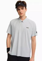 K-Swiss 男裝 K-SWISS LOGO 半拉鏈 POLO 裇