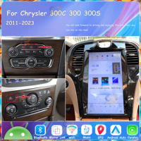4+64G For Chrysler 300C 300 300S 2011-2023 No CD Player Car Radio Automotive Bluetooth Stereo Receiver Audio System Video Unit