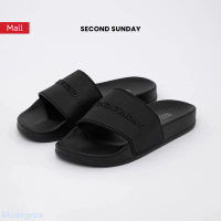 Hài lòng Dép Nam Nữ Quai Ngang Second Sunday Morning Slides SL02