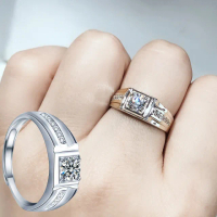 【MoonDy】純銀戒指 方形戒指 男戒 銀戒指 開口戒指 可調式戒指 情侶對戒 求婚戒指 中性戒指 情侶禮物