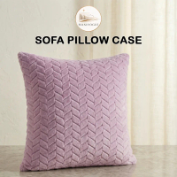 Throw Square Pillow Case 45x45 Sofa Cushion Pillow Case Sarung Bantal Peluk Home Deco Interior