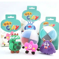 DIY Clay Squishy Little Monster Scientific Educational Funny Plasticine Creative Stress Relief Toys Naughty Soft Stretch Gift
