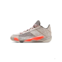 【NIKE 耐吉】Air Jordan 38 Low Torch 男鞋 灰紅色 實戰 訓練 喬丹 籃球鞋 FZ4161-002