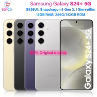Samsung Galaxy S24+ S24 Plus 5G S926U1 256GB 512GB ROM 6.7" Dynamic LTPO AMOLED 12GB RAM Snapdragon 8 Gen 3 Original Cell Phone