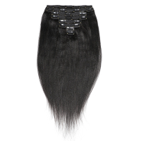 Yaki Straight Clip in Human Hair Extension Hair Clip