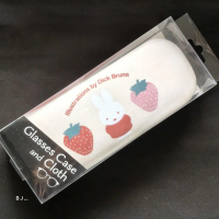 กล่องแว่นตา Miffy Strawberry &Tulip พร้อมผ้าเช็ดแว่น แท้ (Japan) คําแนะนําผลิตภัณฑ์ใหม่ของเดือนนี้