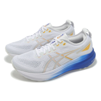 Asics 慢跑鞋 GEL-Kayano 31 男鞋 白 藍 黃 支撐 厚底 亞瑟膠 運動鞋 亞瑟士 1011B867102