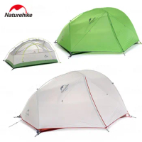 Naturehike Star River Camping Tent 20D Silicone Ultralight Double Tent Thicken Waterproof Outdoor Hiking Travel Fishing Tent