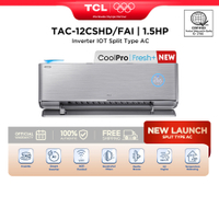 TCL 1.5 HP Aircon TAC-12CHSD/FAI CoolPro  FreshIN+  Easy Clean  Gentle Breeze  Smart Control IoT
