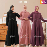 READY GAMIS DEWASA NIBRAS NB B109 LIGHT MAHOGANY,BURGUNDY & BLACK ELEGANN
