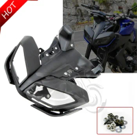 Fit for YAMAHA MT-09 Motorcycle Front Headlight Head Cowl Upper Nose Fairing Holder Cover MT09 2017 2018 2019 2020 FZ-09 MT 09