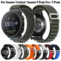 For Suunto Vertical Watch Band For Suunto 9 Peak Pro/5 Peak Nylon Watch Strap Sports Band Bracelet Replacement Watchband 22mm