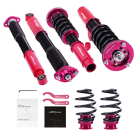 24 Ways Full Coilover Spring Kit For BMW E46 3Series 320i 325i 328i 330i Coilover Shock Absorbers Springs Suspension