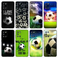 Fire Football Soccer Phone Case For Samsung Galaxy A01 A03 Core A02 A10 A20 S A20E A30 A40 A41 A5 A6 A8 Plus A7 A9 2018 Cover