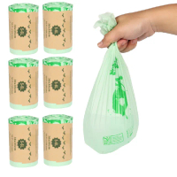 【易撕即用】可降解平口垃圾袋300入(可分解拾便袋 環保撿便袋 生物降解 糞便袋 寵物用品 寵物外出)