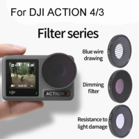 For DJI Osmo Action 3 Lens Filters CPL/UV/ND Polarizing Filter For DJI Osmo Action 3 Sports Camera Filters Set Accessories