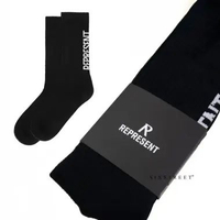 REPRESENT Sock Lightweight Knit Jet Black ( 100% Authentic )