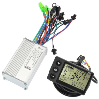 24-36V / 36-48V / 24-48V 250W/350W Brushless Engine Motor Controller LCD Display For Electric Bicycle Tricycle Ebike Kit