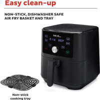 Instant Pot6 Quart Air Fryer Oven, 4-in-1 Functions,Customizable Smart Cooking Programs, Nonstick and Dishwasher-Safe Basket