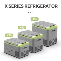 X30/40/50 Alpicool Auto Car RV Refrigerator 12V Compressor Portable Freezer Fridge Quick Refrigeration Outdoor Picnic Cooler