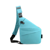 Nylon Over The Shoulder Bag Sling Bag Large Capacity Splashproof Chest Bag