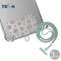TRON 三星 Note 9白色小花朵-單圖防摔 手機 掛繩 手機殼