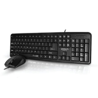 ANITECH ชุดคีย์บอร์ดและเม้าส์ รุ่น PA800 สีดำ