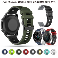 20mm 22mm Silicone Band For HUAWEI WATCH GT 3 GT 2 Pro Wrist Straps Bracelet For Huawei Watch GT3 GT2 42mm 46MM Watchband Correa