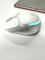 羅技G705無線藍牙游戲鼠標極光RGB電腦跨屏電競吃雞拆封白色女生-樂購