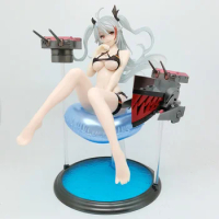 21CM Anime Azur Lane Prinz Eugen Girl PVC Action Figure Toy Adults Creators Collection Model Doll Christmas Gifts