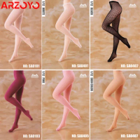 HASUKI SA01 SA04 1/12 Scale Female 3D Fishnet Stockings Pantyhose Leggings Stockings Accessories for 6-inch Action Figure Body