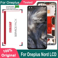 Original 6.44" LCD Replacement For OnePlus Nord AMOLED Display Touch Screen Digitizer Assembly For OnePlus 8 NORD 5G / OnePlus Z