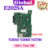 KEFU Notebook E202SA Mainboard For ASUS EeeBook E202S E202 Laptop Motherboard With N3050 N3060 N3700 4G/2G-RAM Maintherboard