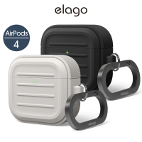 Elago AirPods 4 Armor軍規防摔耳機殼(防撞/防摔)