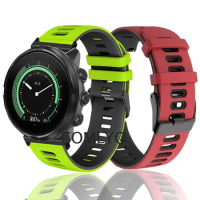 Silicone Band For SUUNTO 9 Baro 7 Spartan D5 Strap Smart Watch Wristband Bracelet Belt