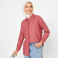 Geulis.id DAILY SHIRT BRIGHT SERIES (12 warna) KEMEJA KERJA / KEMEJA ANTIKUSUT / KEMEJA POLOS S PINK