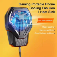 S10 mobile phone radiator Big wind back clip cooling fan Plug for iPhone Huawei Xiaomi Samsung general mobile phone cooling fan